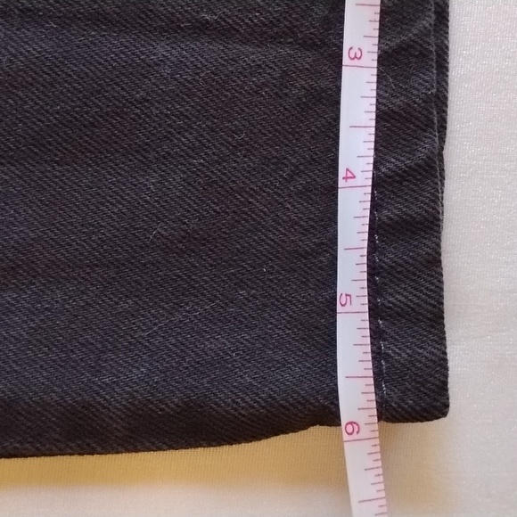 Levi's 512 Slim Fit Taper Jeans Black Denim 30x30 - Picture 13 of 13